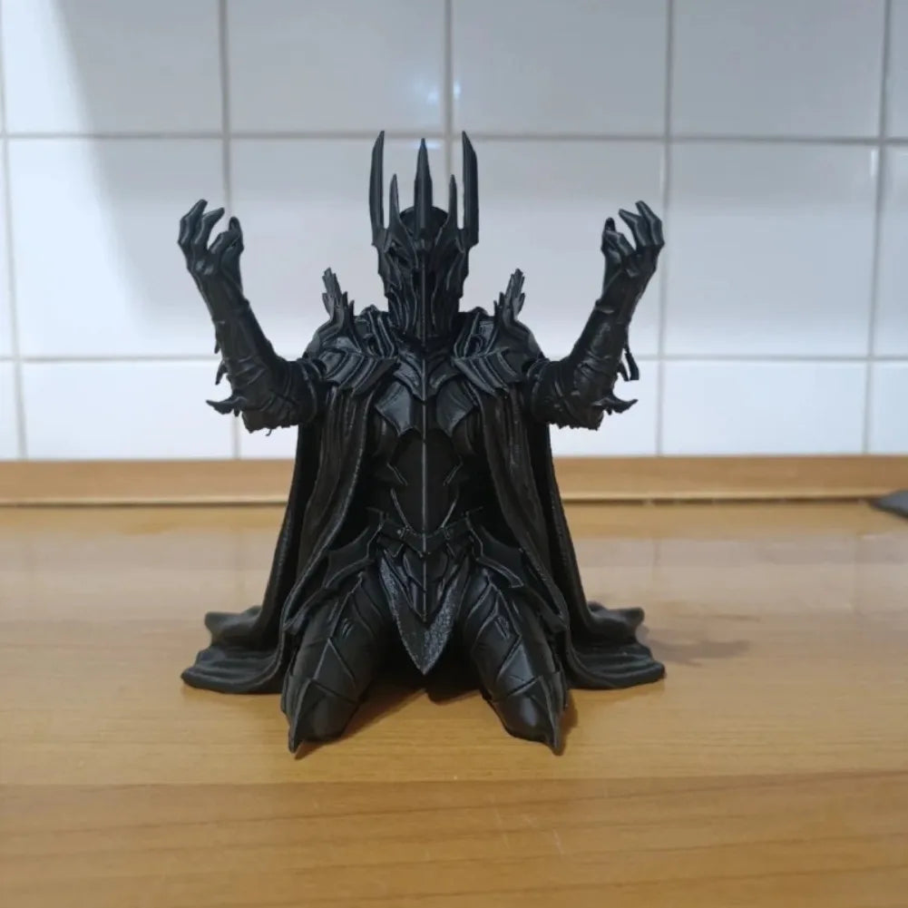 Creative Dark Devil Pen Holder Anime Brush Stand 3D Printing Art Pencil Rack Stationery Storage Pot Student Office Desk Decor
