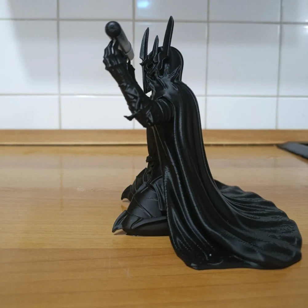 Creative Dark Devil Pen Holder Anime Brush Stand 3D Printing Art Pencil Rack Stationery Storage Pot Student Office Desk Decor