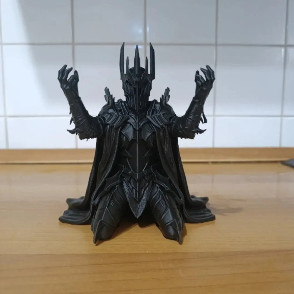 Creative Dark Devil Pen Holder Anime Brush Stand 3D Printing Art Pencil Rack Stationery Storage Pot Student Office Desk Decor